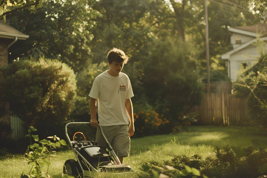 self propelled lawnmower