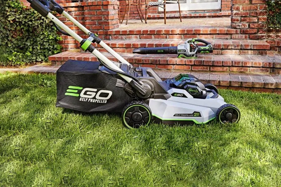 lawn mower self propelled electric