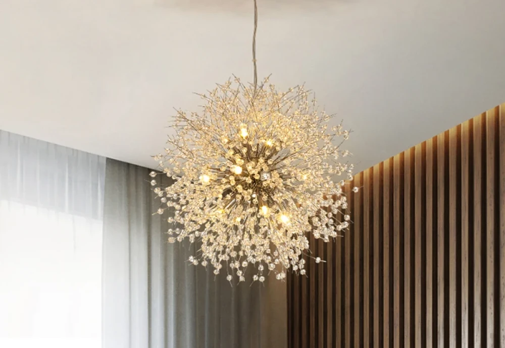 vintage chandelier with crystals