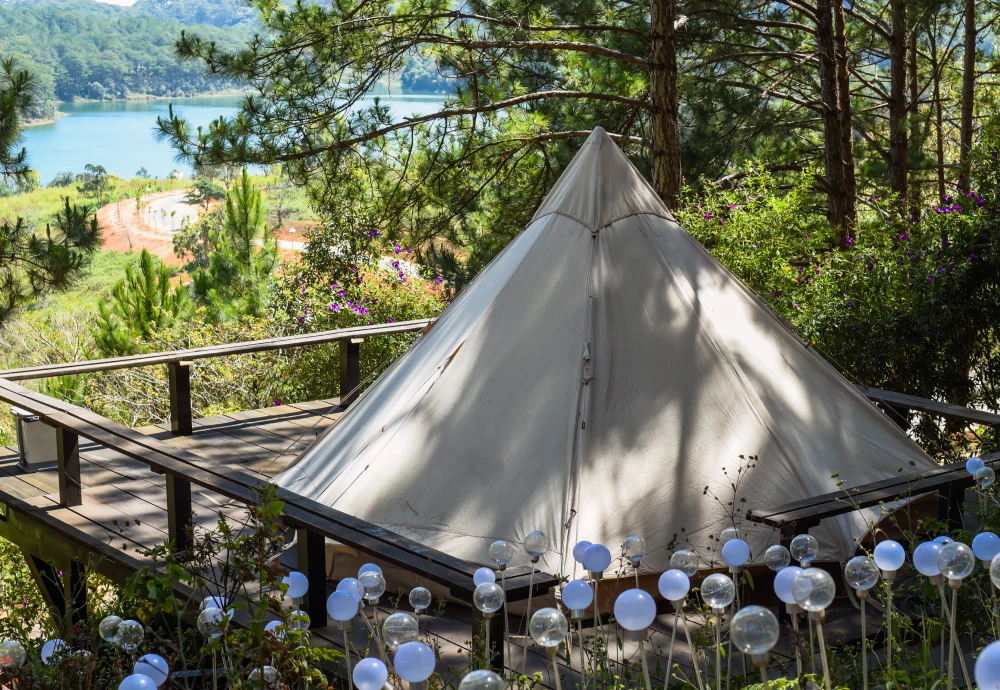 pyramid style tents