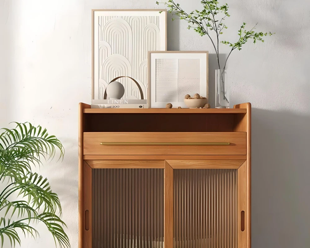 sideboard cabinet with glass doors