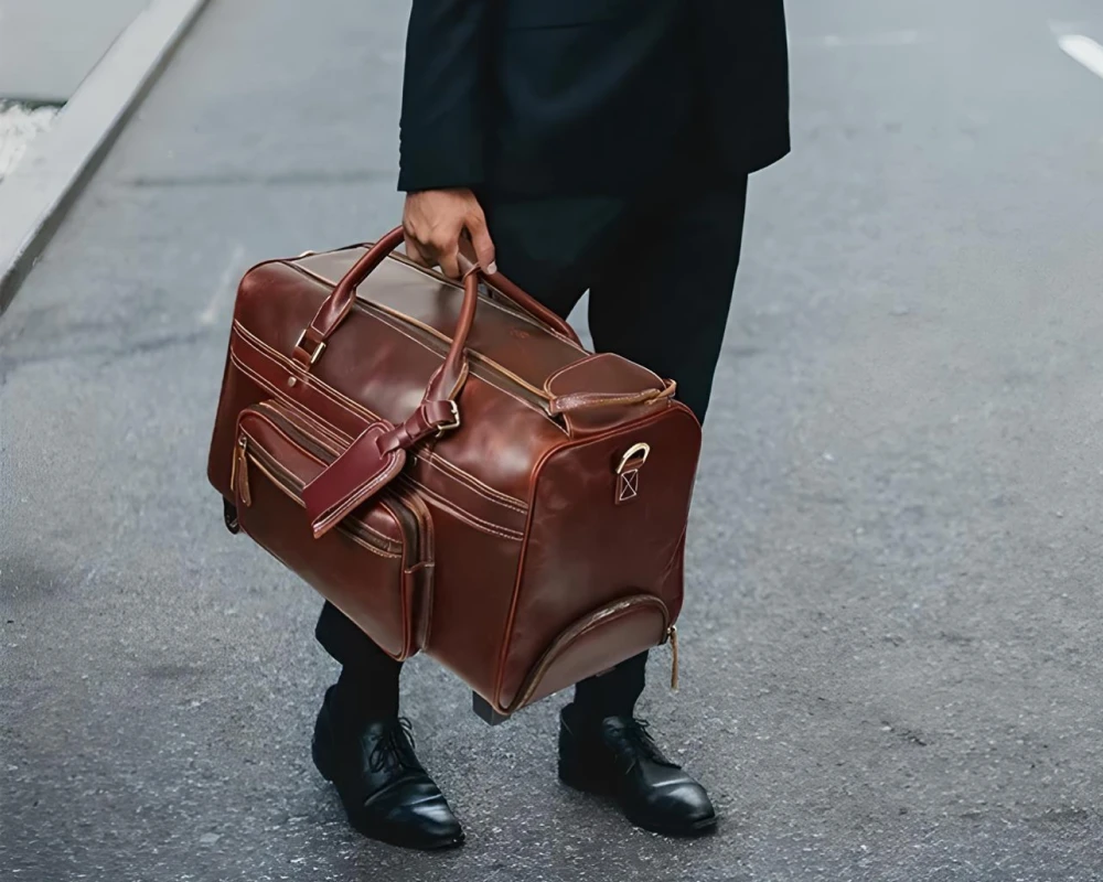 vintage trolley luggage