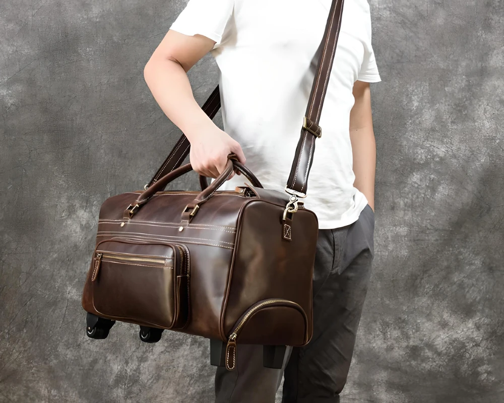 designer wheeled luggage