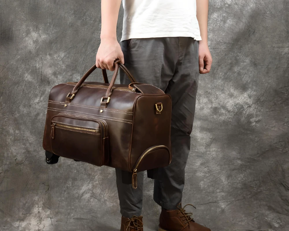 vintage trolley luggage